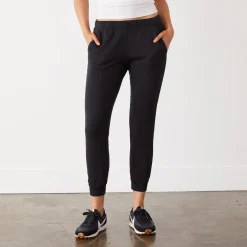 MONROW Supersoft Fleece Faded Black Jogger FADEDBLACK Clearance